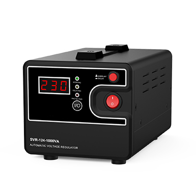SVR-124 Series (0.5kVA-10kVA) Relay Type Voltage Stabilizer  with Durable Metal Cabinet